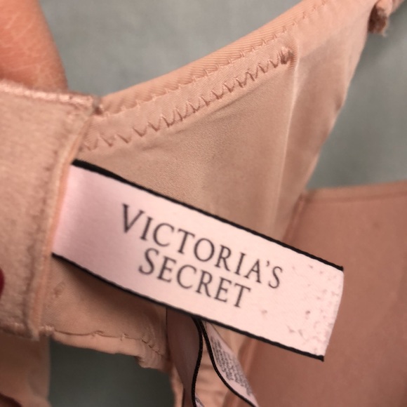 Victoria’s Secret T-shirt push-up full coverage 32DD convertible dusty pink bra - Picture 6 of 13